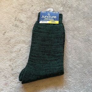 Men’s Juncture Thermal Green Heather Boot Socks Size 6-12 NWT